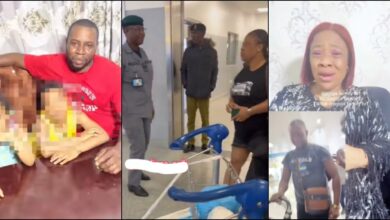 Man whose wife tore his passport at airport apologizes to Nigerians, says it's skit