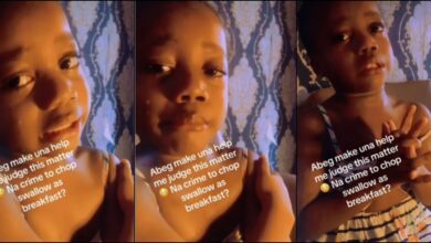 Little girl cries out over daily eba for breakfast, emotional video trends