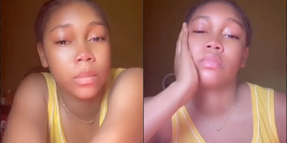 Lady in tears as boyfriend dumps her for her best friend