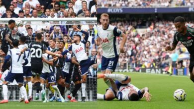 EPL: Gabriel Magaalhaes heads Arsenal to derby victory against Spurs