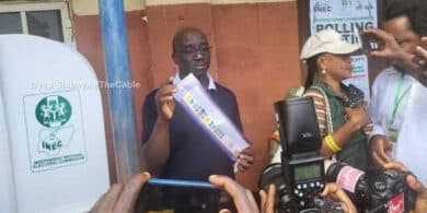 #EdoDecides2024: APC candidate Okpebholo brags, says “PDP won’t get a single vote in my Unit”