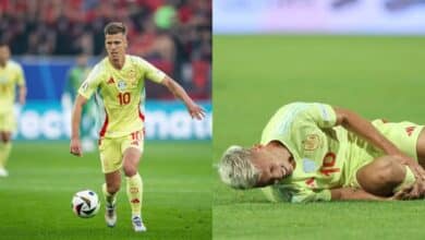 Barcelona's new signing Dani Olmo suffers injury blow on duty for Spain