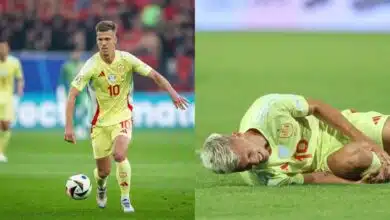 Barcelona's new signing Dani Olmo suffers injury blow on duty for Spain