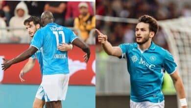 Serie A: Lukaku, Kvaratskhelia on target as Napoli thrash Cagliari 4-0