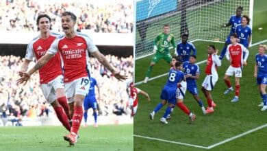 EPL:Trossard, Havertz late surge seal Arsenal's 4-2 win over Leicester