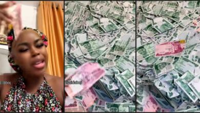 Saida Boj blows hot after being sprayed N200 notes during birthday