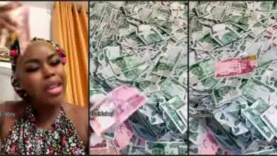 Saida Boj blows hot after being sprayed N200 notes during birthday