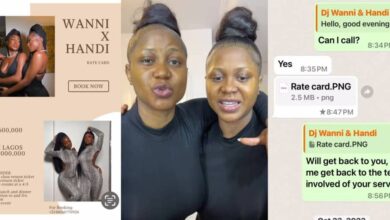 BBNaija: Evidence emerges of Wanni X Handi charging ₦600k in Lagos, ₦1 million outside for DJ gigs