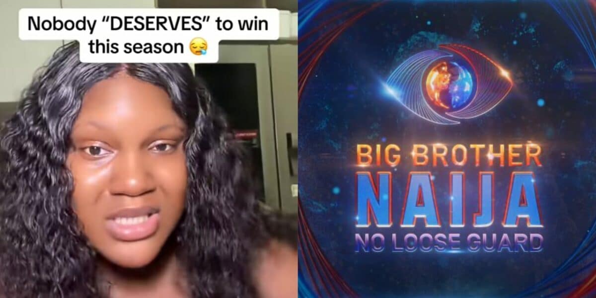 BBNaija: Nigerian lady slams season 9, claims no housemate deserves ₦100m prize