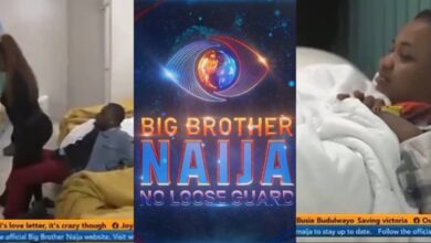 BBNaija: Handi gives Kellyrae a lap dance as wife, Kassia watches 