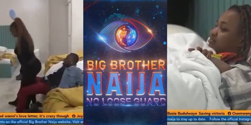 BBNaija: Handi gives Kellyrae a lap dance as wife, Kassia watches 