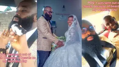 Nigerian man sent out of church on his wedding day over beard