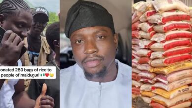 VeryDarkMan allegedly donates 250 bags of rice to flood victims in Maiduguri