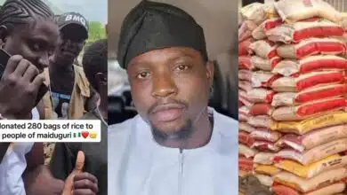 VeryDarkMan allegedly donates 250 bags of rice to flood victims in Maiduguri