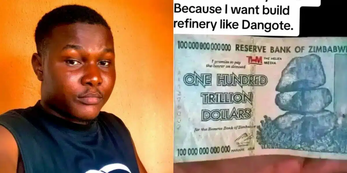 Nigerian man finds shocking currency in bale of clothes, plans to use it to build a refinery