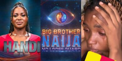 BBNaija: Lady cries as Handi is evicted from Big Brother Naija 