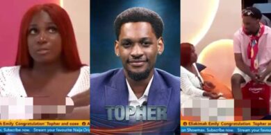 BBNaija: "Am I fucking you? - Dami confronts Topher over avoiding her like a villain after her return