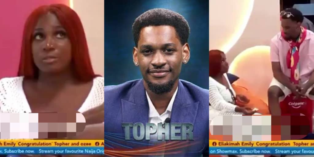 BBNaija: "Am I fucking you? - Dami confronts Topher over avoiding her like a villain after her return