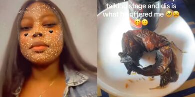 Lady expresses disappointment as 'talking stage' partner serves her fish during first visit to his home