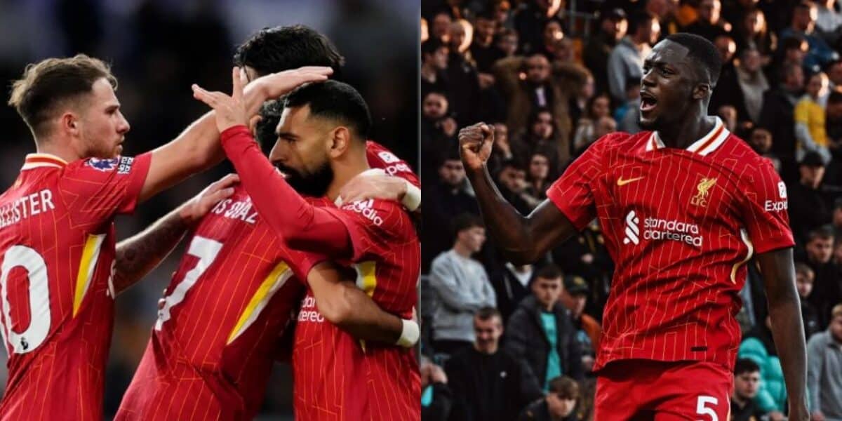 EPL: Salah sends Liverpool to top of table after 2-1 win over Wolves