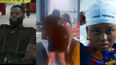 BBNaija: Moment Ozee denies kissing Onyeka