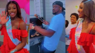 Rudeboy shares moments from wife, Ivy Ifeoma's baby shower