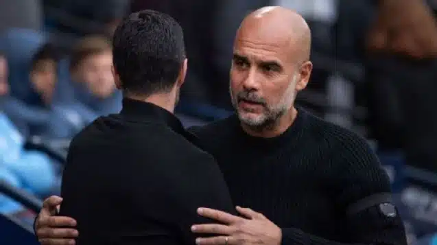 EPL: Guardiola challenges Arteta over ‘inside information claim’