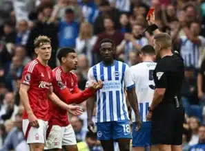 EPL: Brighton drop points in chaotic draw against Nottingham Forest