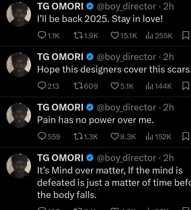 TG Omori tweet 