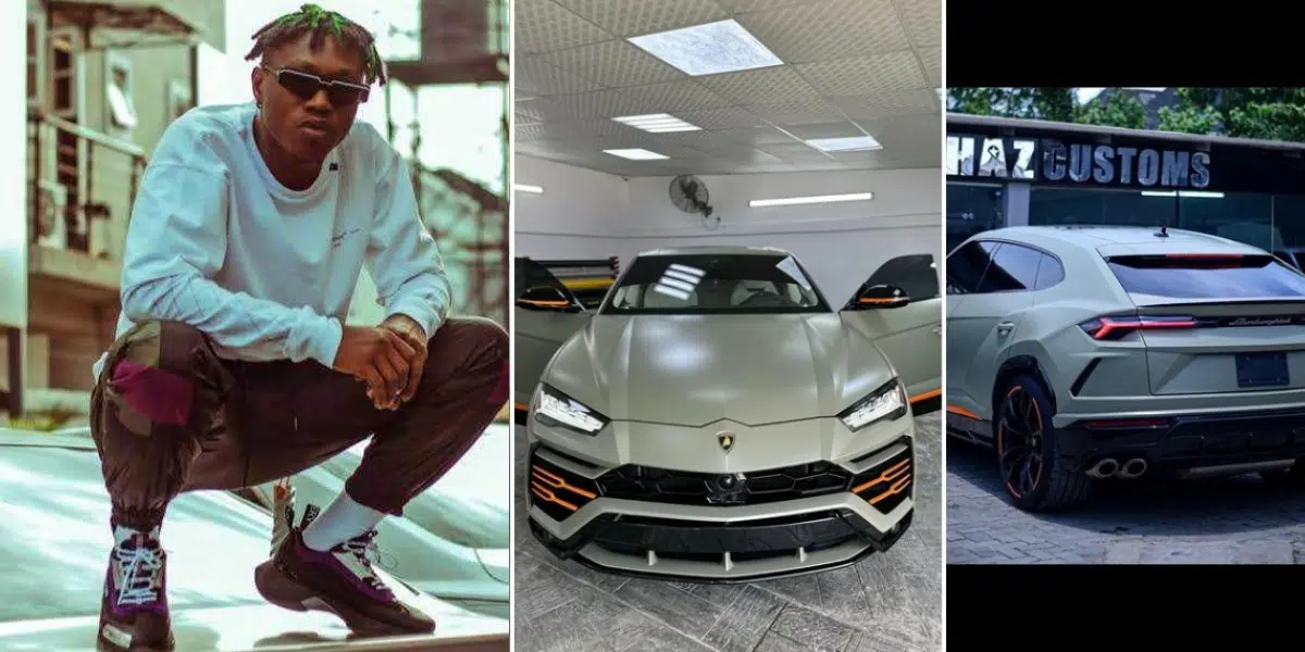 Zlatan Ibile splashes over N600M on brand new Lamborghini