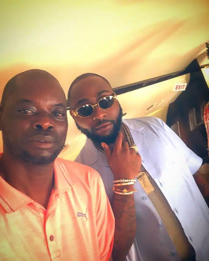 Davido's driver pens appreciation to him for gifting him a Lexus SUV