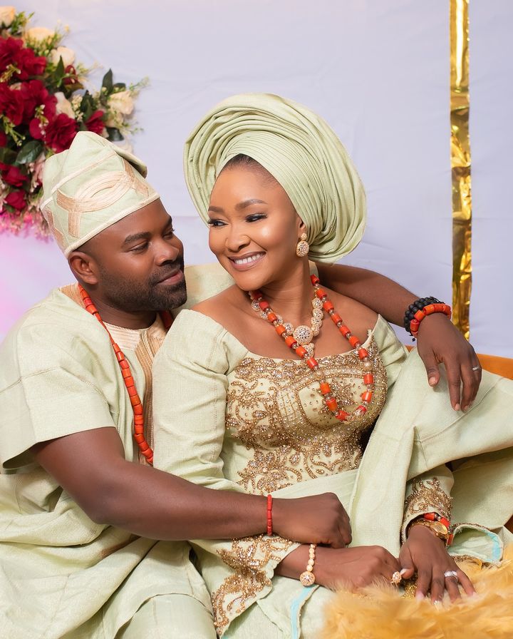 Gabriel Afolayan and wife celebrate their first wedding anniversary