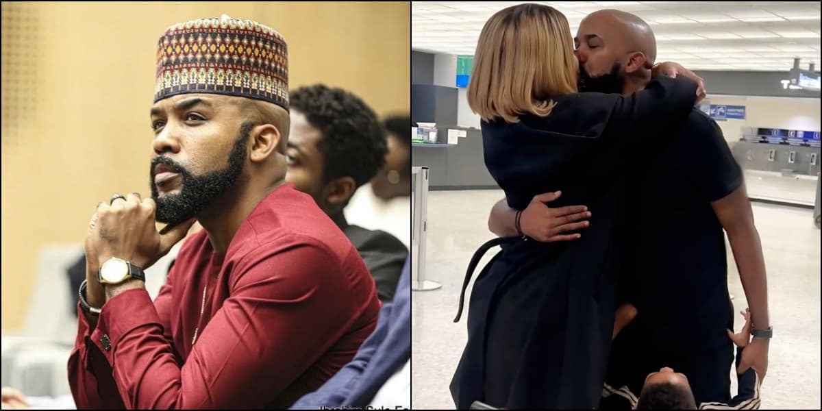 Banky W shares adorable photos as he heads abroad to bag international degree