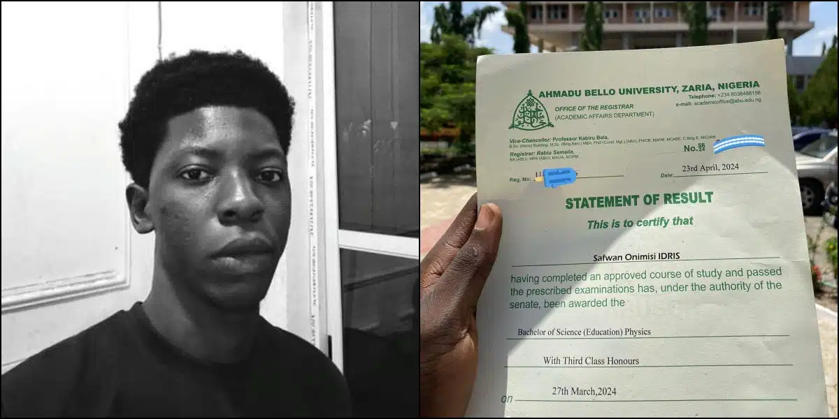 Man proudly celebrates graduating with third class degree, dedicates result to struggling student