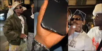 Fan accuses Asake of damaging his iPhone 16 Pro Max during selfie in France