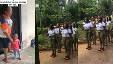 Corpers storm woman's house after POP to appreciate her for providing free water