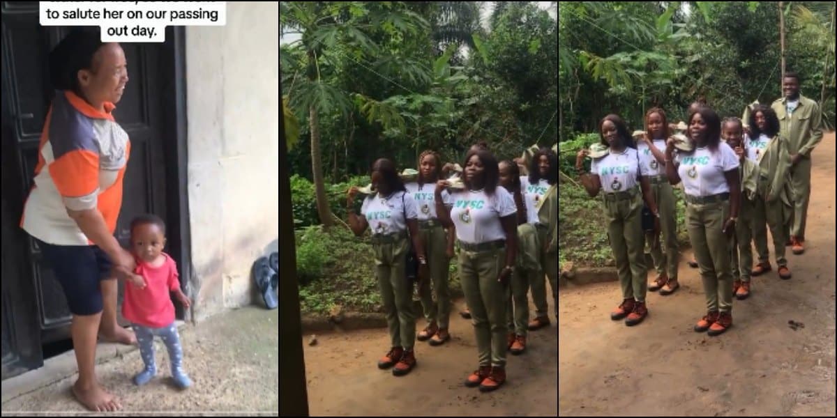 Corpers storm woman’s house after POP to appreciate her for providing free water