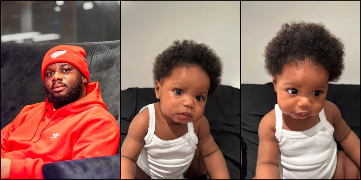 Sabinus shares adorable photo of his daughter, netizens react