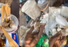 Hardship: Man shocked over portioned spaghetti, others in market