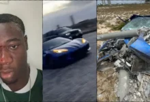 Man crashes N400M sports car in illegal drag race, begs for funds