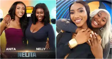 BBNaija: Nelita defies all odds, becomes last standing duo