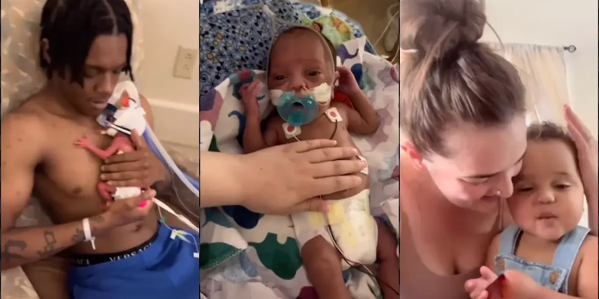 Couple shares heartwarming transformation of their baby