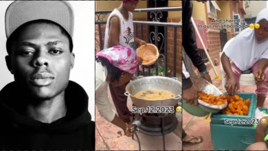 Lady and her family fry 'akara' to mark Mohbad's remembrance