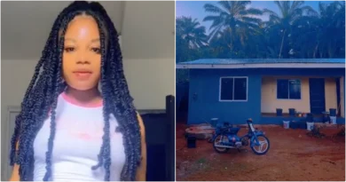 Lady builds portable house for parents, vows to do more