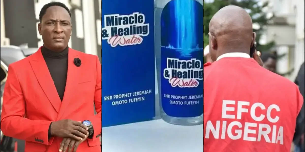 NAFDAC confirms investigation into Pastor Jeremiah's miracle water, soap