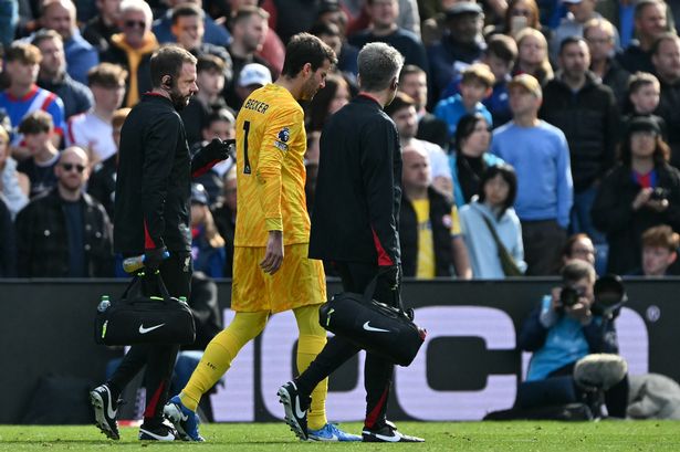 Confirmed: Alisson out for six weeks with hamstring injury