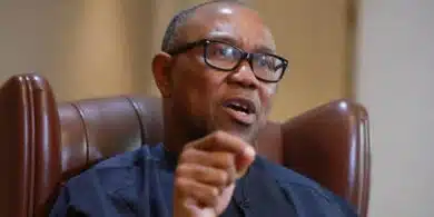 “Alex Otti and I reviewing court’s ruling that affirmed Abure chairman of LP” — Peter Obi