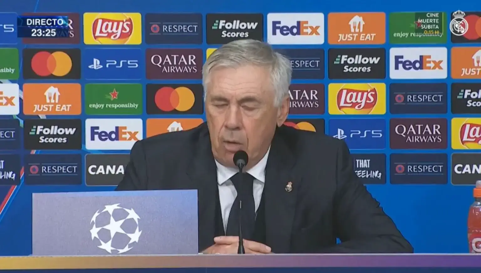 ‘We were bad all round’ – Ancelotti accepts criticism after Madrid’s shock loss to Lille