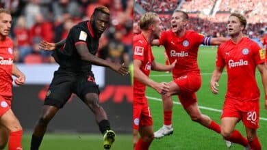 Bundesliga: Boniface scores but Holstein Kiel stun Leverkusen with comeback draw