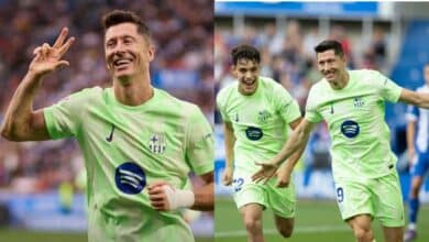 La Liga: Lewandowski bags hat-trick as Barcelona cruise to victory against Alaves